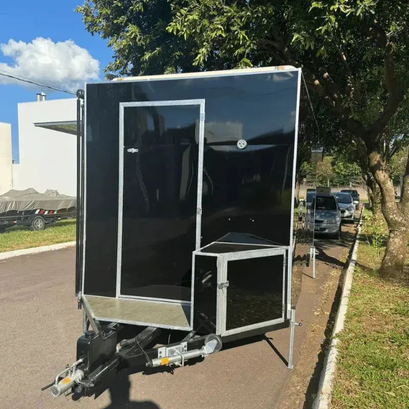 Trailer 4x2 para pizzaria c/ churrasqueira embutida Reboques GT BRASIL